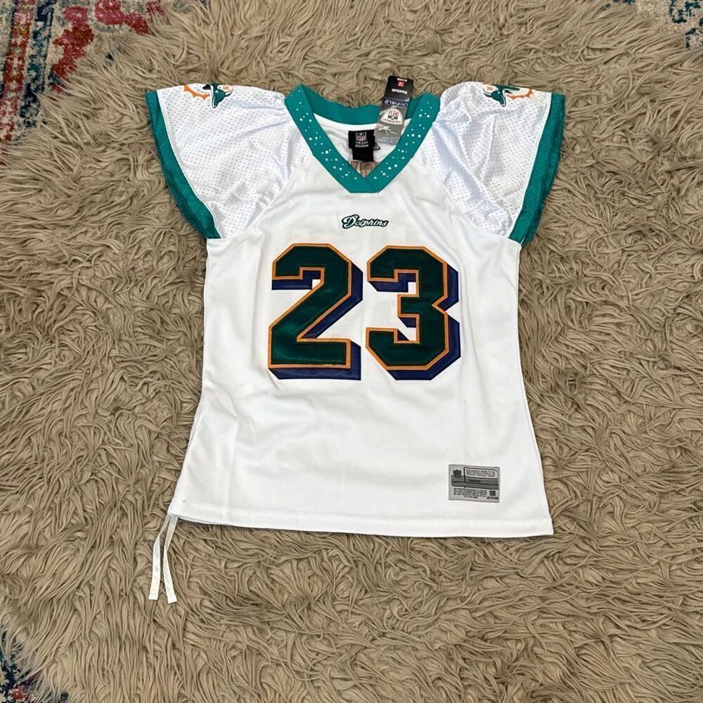 NWT Miami Dolphins women’s embellished football jersey size medium